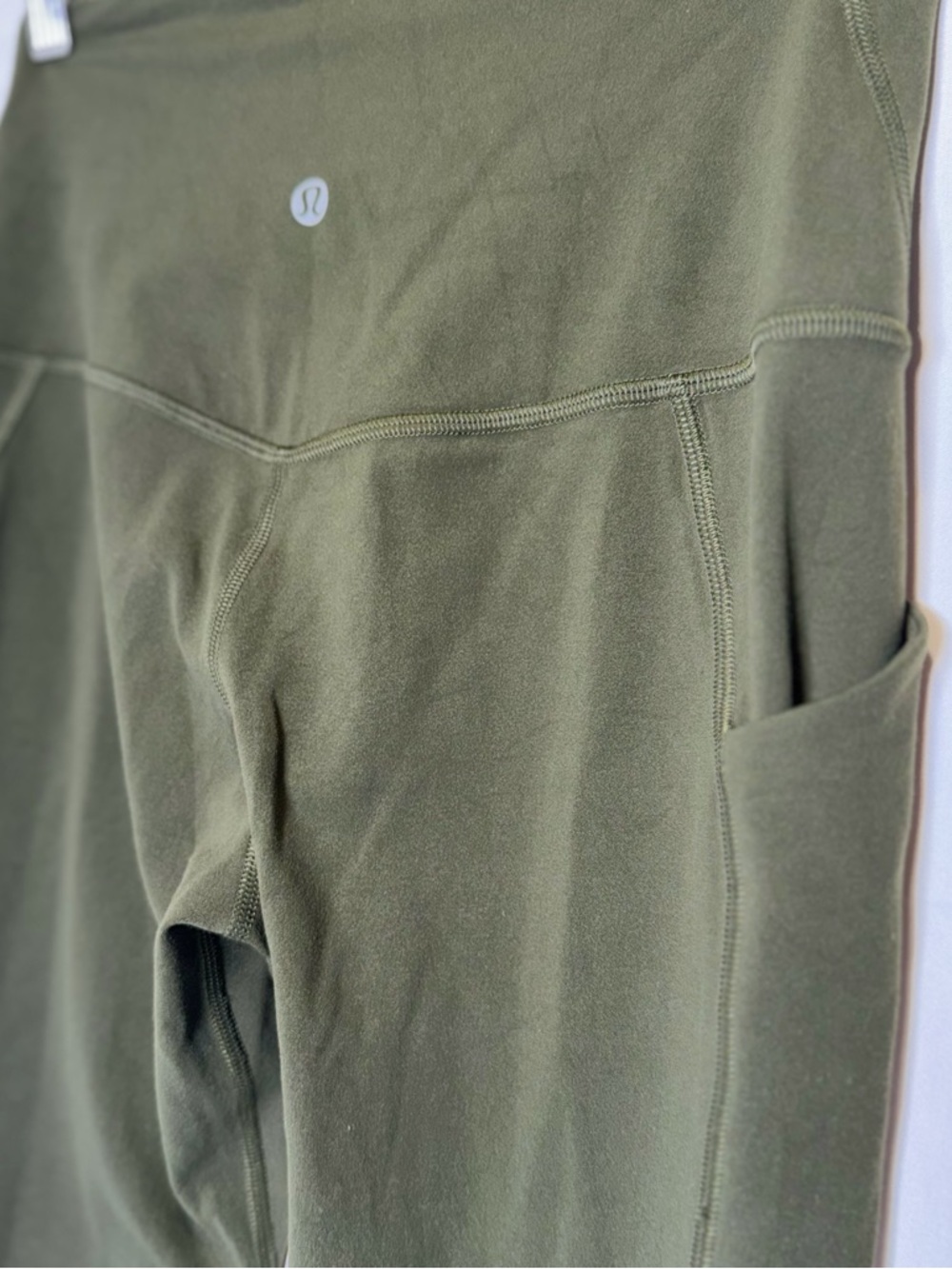 lululemon athletica Olive Green Workout Leggings - Picture 6 of 8